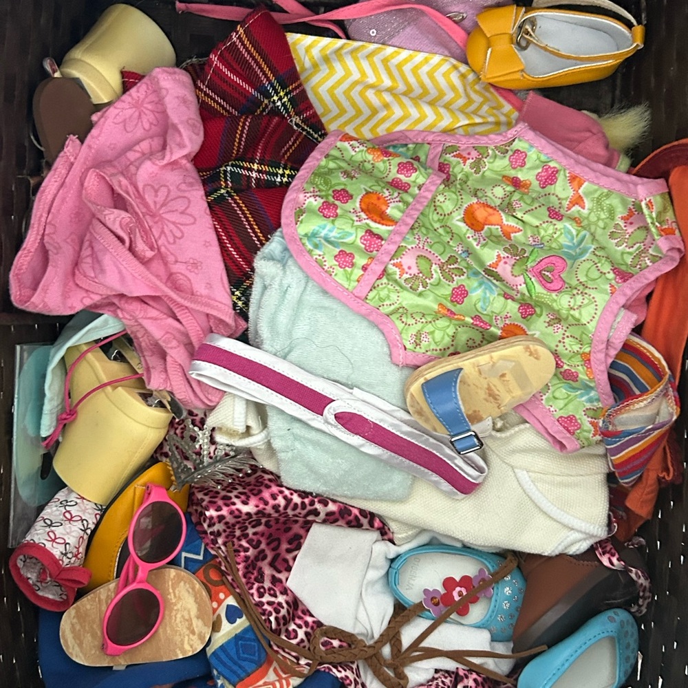 American girl doll or 9” doll clothing and shoes